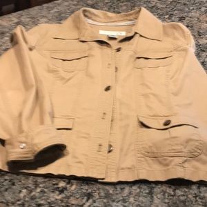 Light tan layering jacket